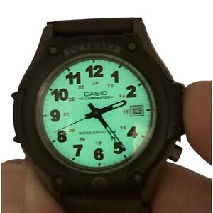 Casio Forester Illuminator Men's Watch 40mm WR 100M New Battery Adjustable Band